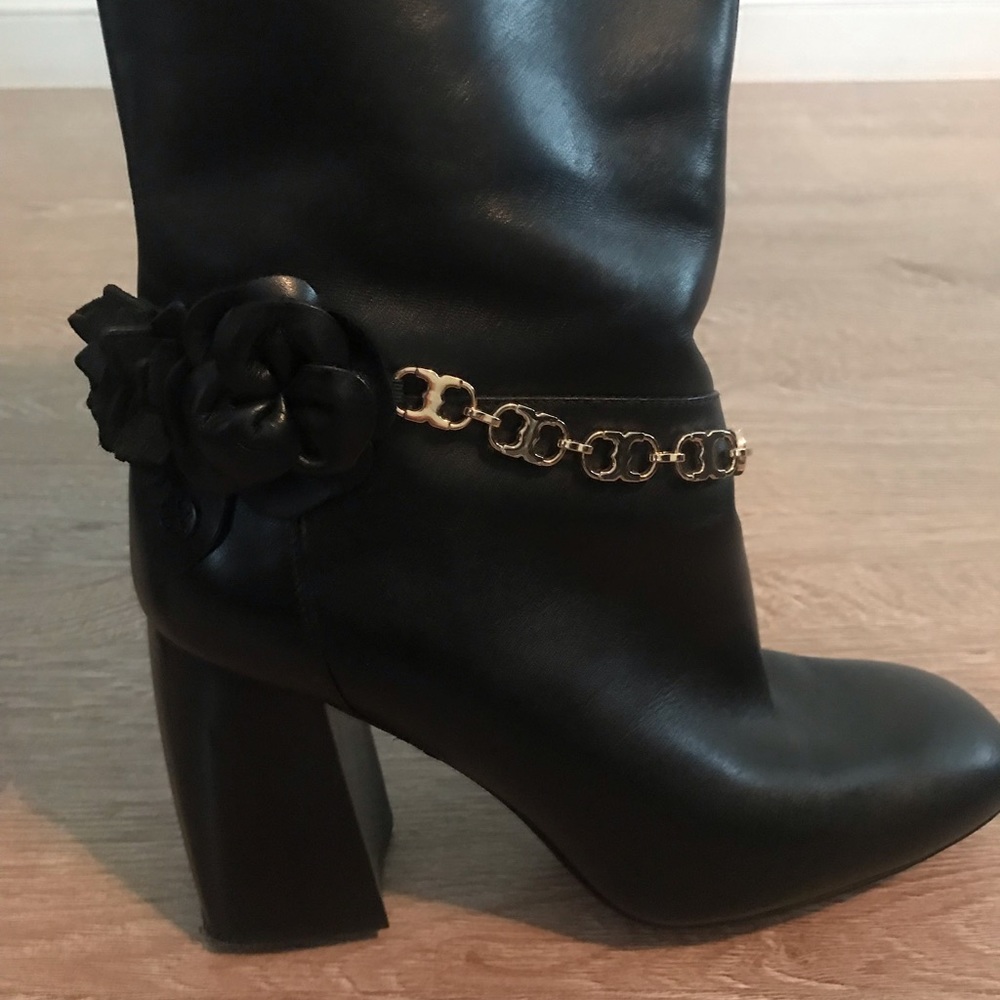 Tory Burch knee high boots.